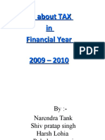 All About TAX in Financial Year 2009 - 2010