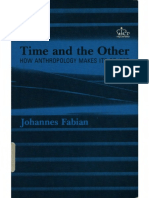 Fabian, Johannes Time and The Other How Anthropology Makes Its Object 1983 PDF