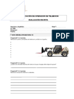 Evaluacion de Telehandler R00