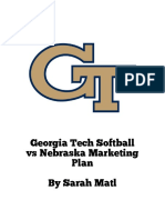 Georgia Tech Softball Marketing Plan