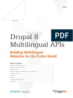 Lingotek Ebook Drupal 8 Multilingual APIs 2017