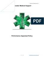 Leicester Medical Support: Performance Appraisal Policy Performance - Appraisal - Policy - v1