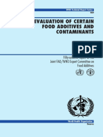 EVALUATION OF CERTAIN Food Aditives PDF