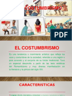 El Costumbrismo