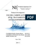 Trabajo de Investigación - Uso de Carbón Activado