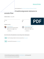 Phase Change of Multicomponent Mixtures in Annular Flow: January 2001