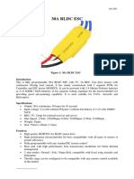 30A BLDC ESC Product Manual PDF