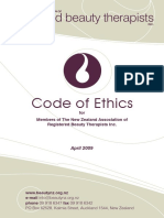 Code of Ethics: Registered Beauty Therapists