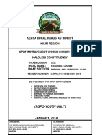 Kaloleni Constituency Tender Document