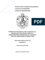 Rehabilitación de Antigua Estación Ferroviaria de Puerto Eten