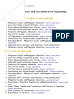 Basic Electrical and Instrumentation Engineering - Lecture Notes, Study Material and Important Questions, Answers 