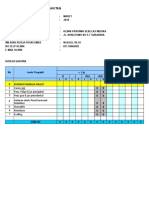 Format Laporan BP Tiap Bulan Maret (Gigi DN Mulut)