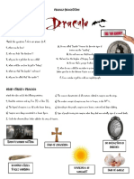 Prep 3 - Dracula Presentation (Student's Worksheet and Teacher's Notes)