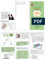 Triptico Derecho A La Vida y La Integridad