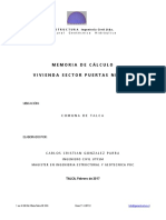 Memoria Calculo Vivienda