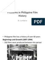 Problems in Philippine Film History