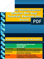 Konsep Keberkesanan Sekolah Dari Segi Teknikal, Ekonomi Dan Sosial