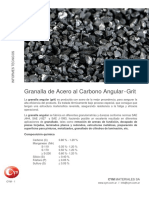 Abrasivos Granalla Acero Carbono Angular Grit Ficha Tecnica Cym Blasting