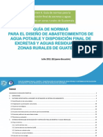 Guía de Disposición de Excretas y Aguas Residuales Julio 2011 Dos