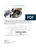 4500W High Power Class-D Amplifier D4K5 - Electronic Circuit