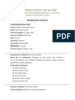 Informe Psicologico