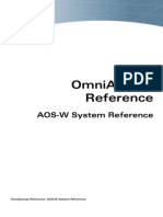 OmniAccess AOS-W System Reference