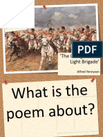 The Charge of The Light Brigade': Alfred Tennyson