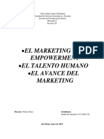 El Marketing y El Empowerment - El Talento Humano - El Avance Del Marketing