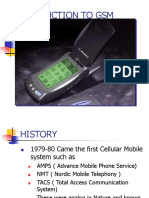 GSM History