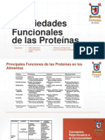 Propiedades Funcionales de Las Proteinas