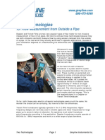 Two Technologies: For Flow Measurement From Outside A Pipe