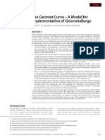 The Geomet Curve - A Model For Implementation of Geometallurgy