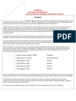 Guidelines For Design For Disabled