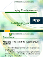 Cryptography Fundamentals: Basic Network Security Itwelec6