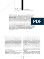 Bond Strength of Luting Cements To Zirconium Oxide Ceramics