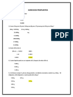 Ejercicios de Calculo Farmaceutico