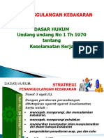 1.dasar Hukum Penanggulangan Kebakaran