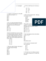 SAT 2 Past Paper - Mathematics Level 2 Year 2013