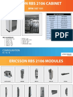 Rbs 2106 Modules: Module Name Part Number