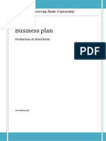 Business Plan: Yerevan State University