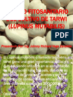 Manejo Fitosanitario Del Cultivo de Tarvvi Lupinus Mutabilis - RIVEZA