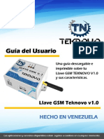 Guia de Usuario Llave GSM TEKNOVO