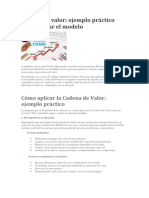 Cadena de Valor (Texto para CANVAS)