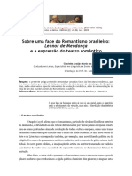 Sobre - Uma - Face - Do - Romantismo - Brasileiro - GRACINHA DE ARAÚJO PDF