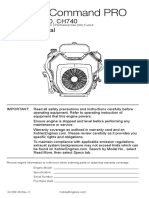 Owner's Manual CH640, CH730, CH740: Liquefi Ed Petroleum Gas (LPG) or LPG/Natural Gas (NG) Fueled