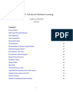 Advanced Machine Learning: CS 281