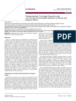 Strengthening National Immunization Coverage Capacity Andeffectiveness Strategies in Vaccine Preventable Diseases in Rural and