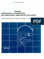 Guía para El Diseño, Utilización y Evaluación de Materiales Educativos de Salud 1