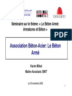 Association Acier-Beton Le Beton Arme - Karim Miled