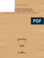 LIRA David Pessoa De. O Batismo Do Coração No Vaso Do Conhecimento Uma Introdução Ao Hermetismo e Ao Corpus Hermeticum. Recife Editora UFPE 2015. 360p PDF